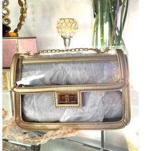 Brunch date bag~ Clear shoulder